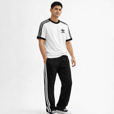 Men's Stylish Combo Set ( White & Black )