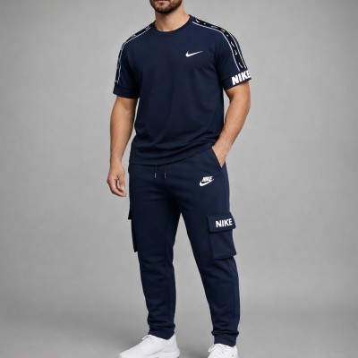 Men's Stylish Combo Set ( Navy )