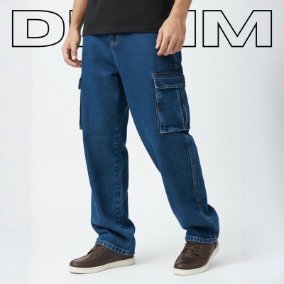 6 Pocket Denim Jeans - Deep Blue