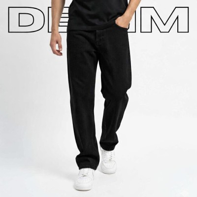 4 Pocket Non-Stitch Denim - Black