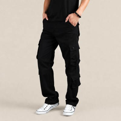 8 POCKET CARGO JOGGERS - [PREMIUM BLACK]