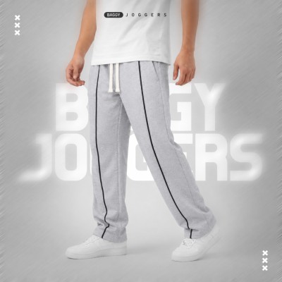 PREMIUM COTTON JOGGERS-1-STEP ASH