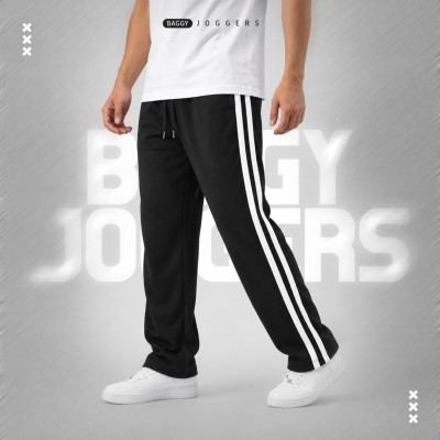 PREMIUM COTTON JOGGERS-2 STRIPE